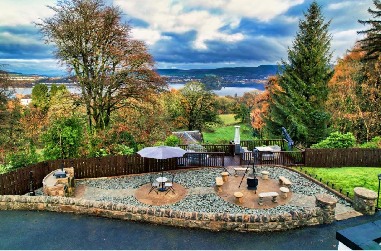 Villa Gleddoch Coach House Langbank Exterior foto